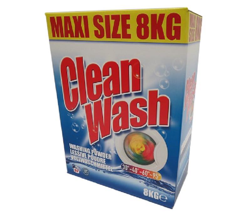 Clean Wash gezinswasmiddel 8kg. 80 scoops. – Mulderagro Webshop